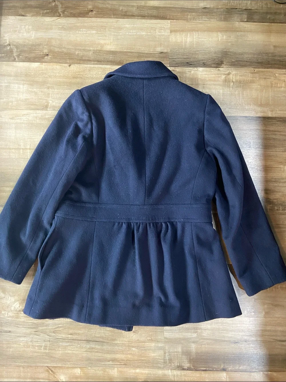 Jonathan Michael Classic Navy Wool Coat - Timeless Tailored Style
